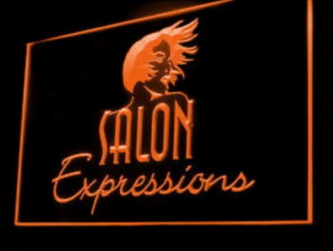 Salon expressions Beautician Facial Mask Massage LED Neon Sign